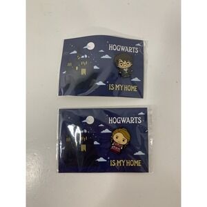 Harry Potter & Hermione Granger Yule Ball enamel pins chibi Hogwarts is My‎ Home